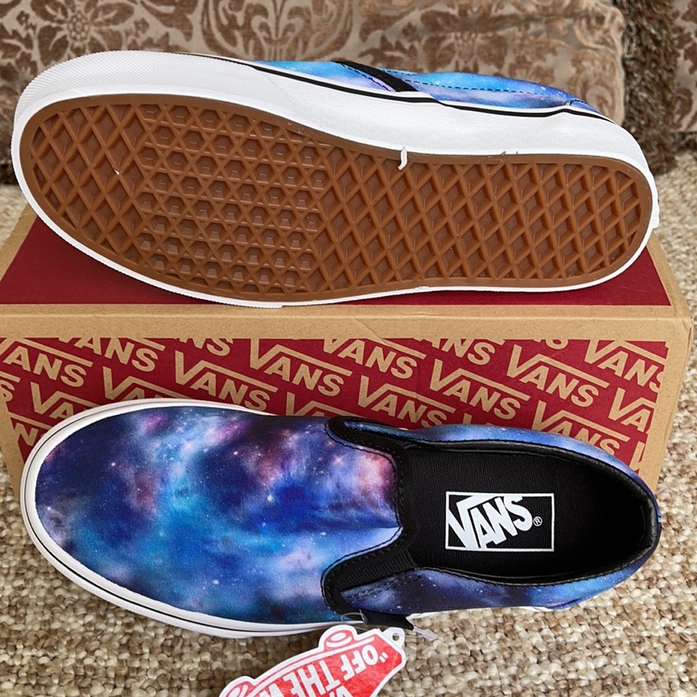 Vans Classic Slip-On Galaxy Black/True White WMNS - Picture 7 of 16